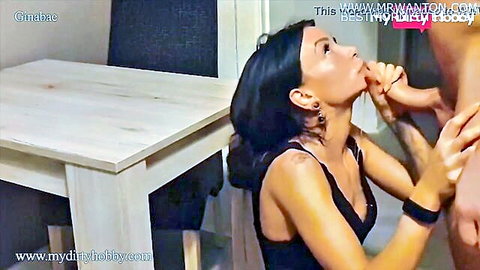 Gorgeous Ginabae gets all holes stuffed by big hard cock - MyDirtyHobby