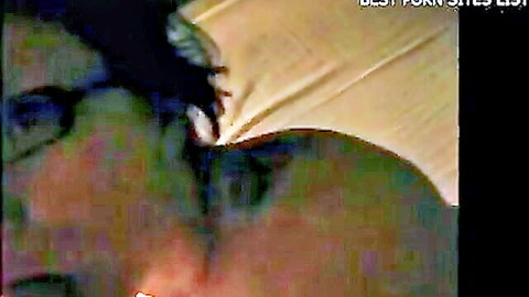 Amateur ebony woman with afro hair and glasses bent over showing big ass