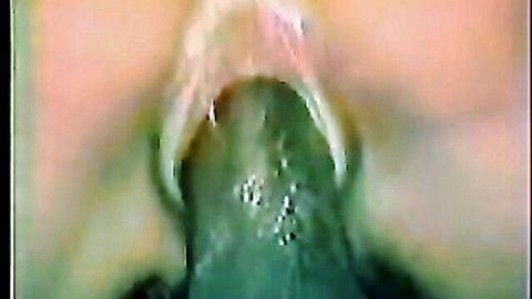 Close-up interracial creampie of black cock in white wife's pussy