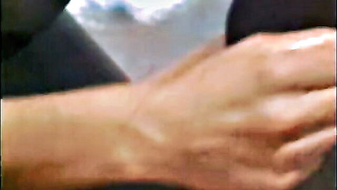 Olivia O'Lovely sharing close-up intimate hand on thigh view