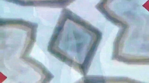 Blurry close-up of curvy white ass in patterned fabric, mobile HD porn