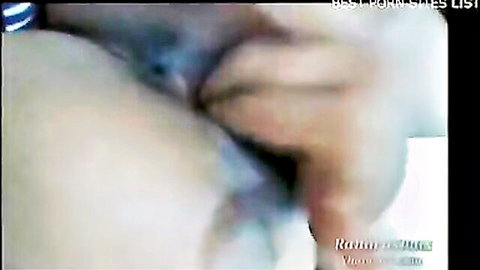 Amateur close-up of wet pussy in solo porn video