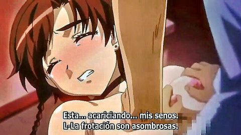 Mafuyu Orifushi breast fondling in Issho ni H Shiyo hentai scene