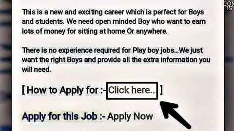 Riya uncut video thumbnail with misleading playboy job ad for boys earning money