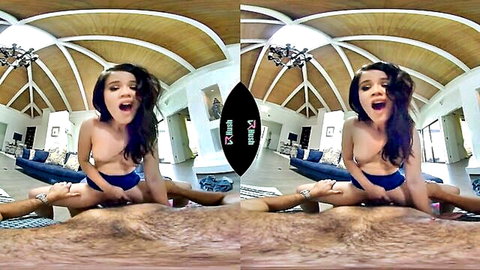 Yhivi rides cock in VR POV, stunning Asian babe insatiable