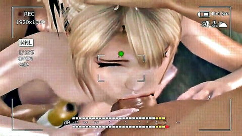 Blonde JAV actress giving intense POV blowjob in close-up