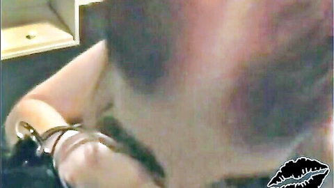 Liz delivering a sloppy blowjob in explicit oral sex scene