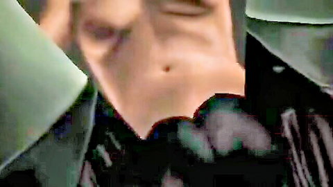 Muscular shirtless hunk with ripped abs and intense glare wearing black leather gloves