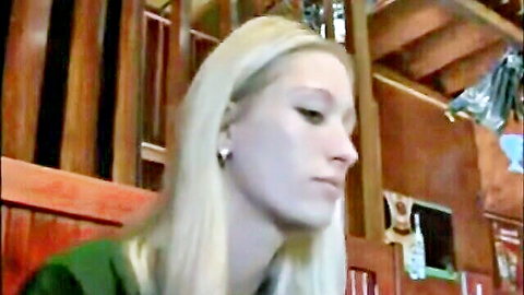 Blonde Uma Zex in green top, seductive profile in Czech Streets squirting scene