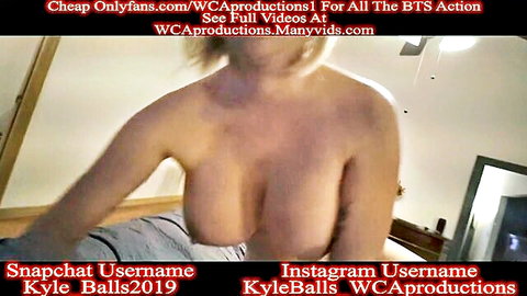 Sara St Clair topless with big tits in POV milf tease