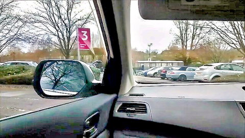 Amateur public oral in Tesco car park, swallowing two loads