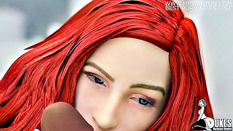 Redhead white stepmom gives oral to black teen on birthday