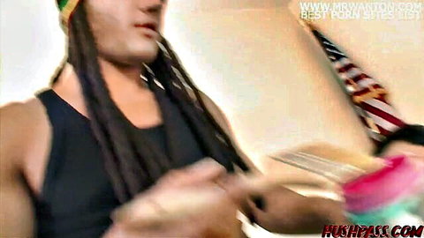 Jayden Jaymes big booty interracial pounding by dreadlocked stud