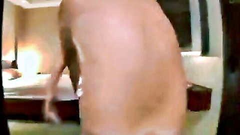 Yuuri Himeno bending over nude, big tits Asian JAV star exposing ass