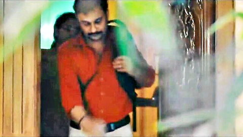 Kerala Indian man in red shirt entering home for wife affair