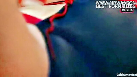 Esha seductively posing in red lingerie in Damad Ho to Esha Part 1 Indian porn