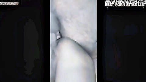Blurry closeup of pale spread ass cheeks in anal creampie scene leaking cum