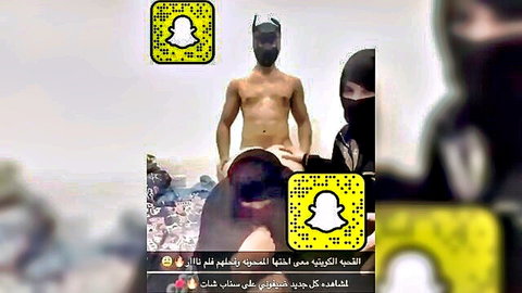 Arab niqab blowjob to Batman masked man in amateur sex scene