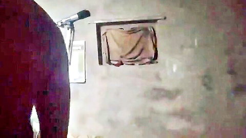 Indian wife bent over exposing bare juicy ass cheeks and butt crack