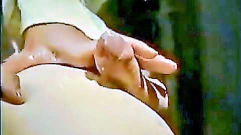 Close-up nun handjob with cumshot on skin