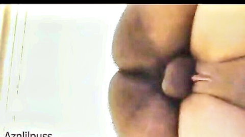 Ebony big ass in doggy style creampie begging not to pull out