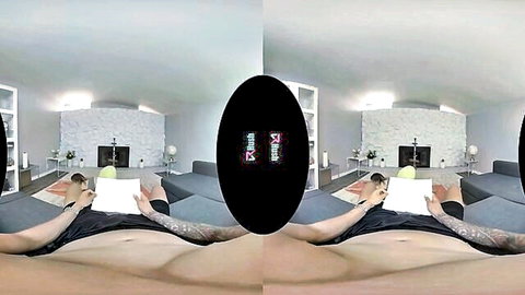 Katie Kush post-yoga in tight athletic wear, seductive VR POV tease