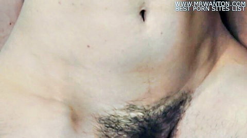 Nikki Silver hairy pubic area close-up in lesbian bondage domination