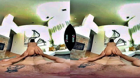 Abella Danger bent over naked as massage therapist fucks her from behind in VR POV