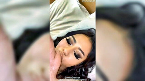 Planesgirl Asian beauty in intimate Valentine's Day close-up tease