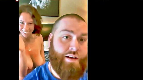 Crystal Clark as stepmom poses topless for stepson