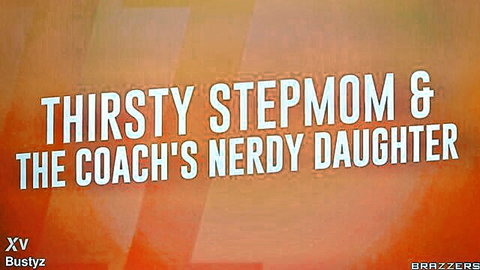 Thirsty Stepmom Vivianne DeSilva & Coach's Nerdy Daughter Willow Ryder Brazzers