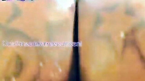 Curvy black woman teasing with her assets, provocative adult video thumbnail