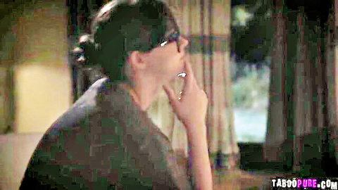 Jay Taylor in thoughtful pose with glasses, adult scene with Danny Mountain