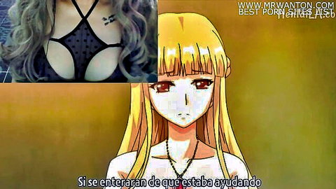 Melinamx as hot blonde princess in black lingerie, surprised face, explicit cleavage tease