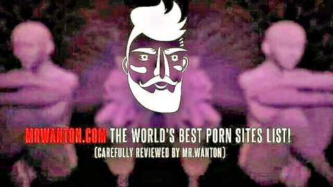 Mr Wanton promo banner for world's best porn sites list with hardcore fuck videos and big tits ebony action.
