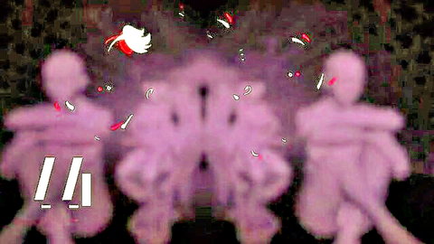 Mysterious purple silhouettes in slut hotel blowjob teaser