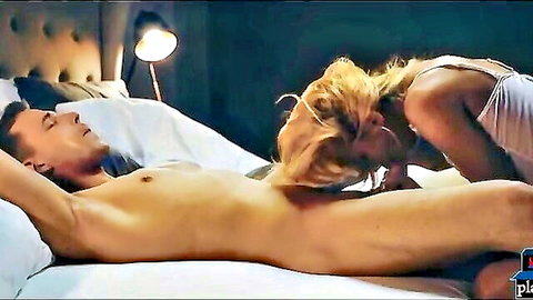 Veronica Leal Latin MILF giving oral to naked husband in bed