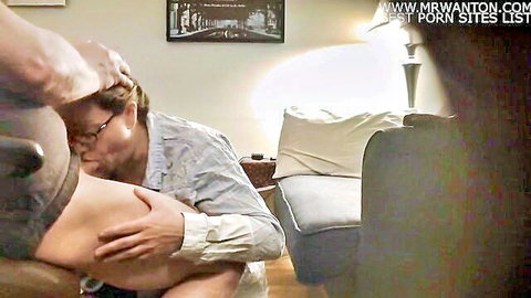 Pregnant secretary seduces boss with intimate kiss and touch for a raise