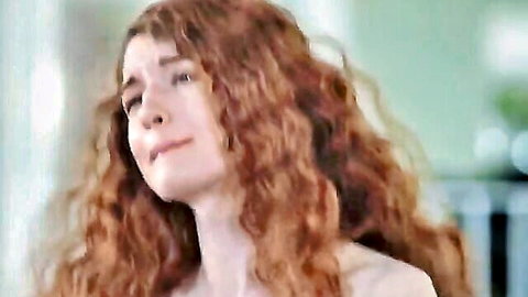 Abbey Rain redhead stepdaughter in teasing close-up pose