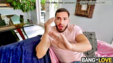 Robbin Banx in steamy neighborhood welcome scene with handsome stud