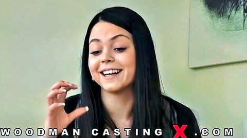Shione Cooper, Slovak teen with massive breasts in casting interview
