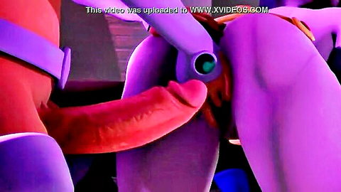 Starfire and Raven cartoon SFM explicit penetration scene