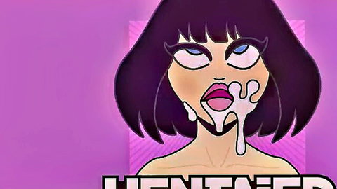 May Thai with cum explosion on face after alien hardcore fuck