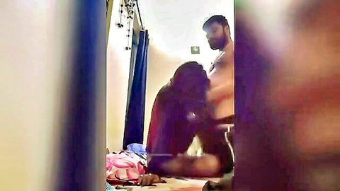 Trisha in intense Bhojpuri adult scene, kneeling with partner, part 2