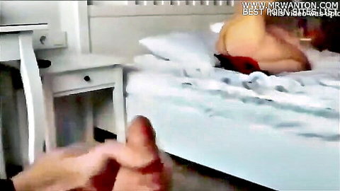 Big ass blonde in doggy style cuckold humiliation fuck