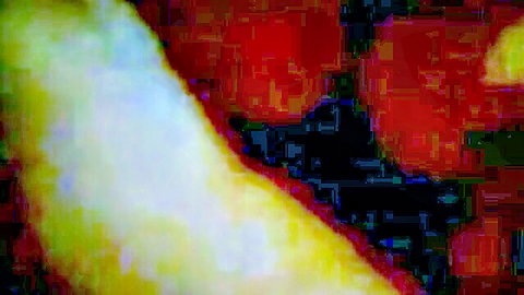 Blurry Indian adult scene with extended arm in dim red lighting