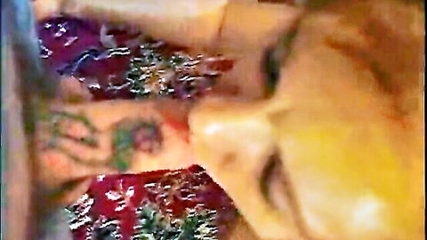 Tattooed women in intense anal holiday harlots scene