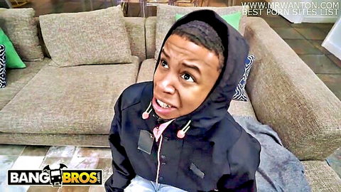 Lil D surprised reaction in BangBros MILF compilation