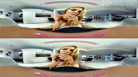 Nicole Aniston VR personal trainer fucked hard, deepthroats in gym