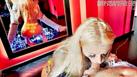 Sasha Beart Russian tattooed blonde in homemade anal casting